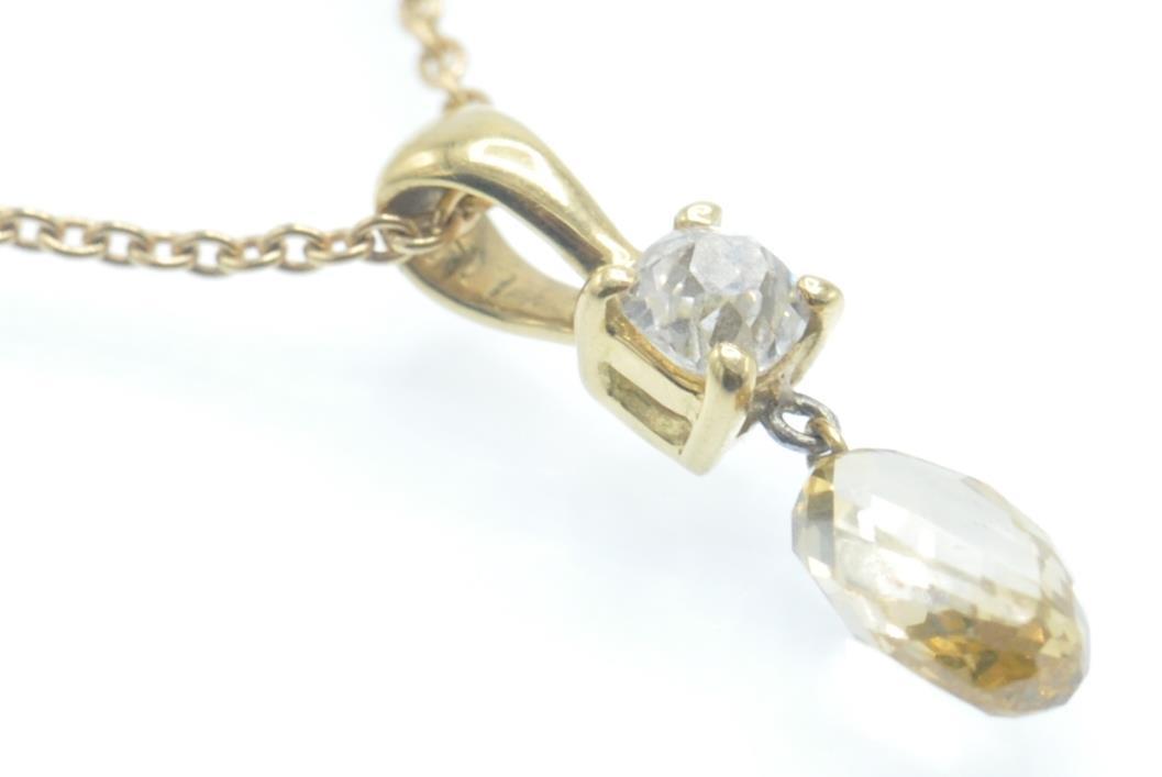 An 18ct Gold & Diamond Pendant necklace - Image 6 of 6