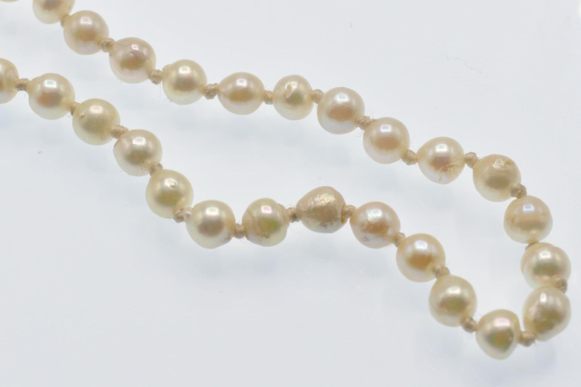 A Hallmarked 9ct Gold & Cultured Pearl Necklace - Bild 4 aus 6