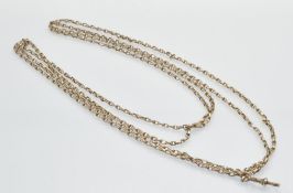 An Antique Gold Guard Chain