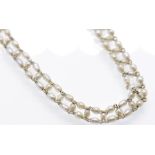 An 18ct Gold & Seed Pearl Choker Necklace