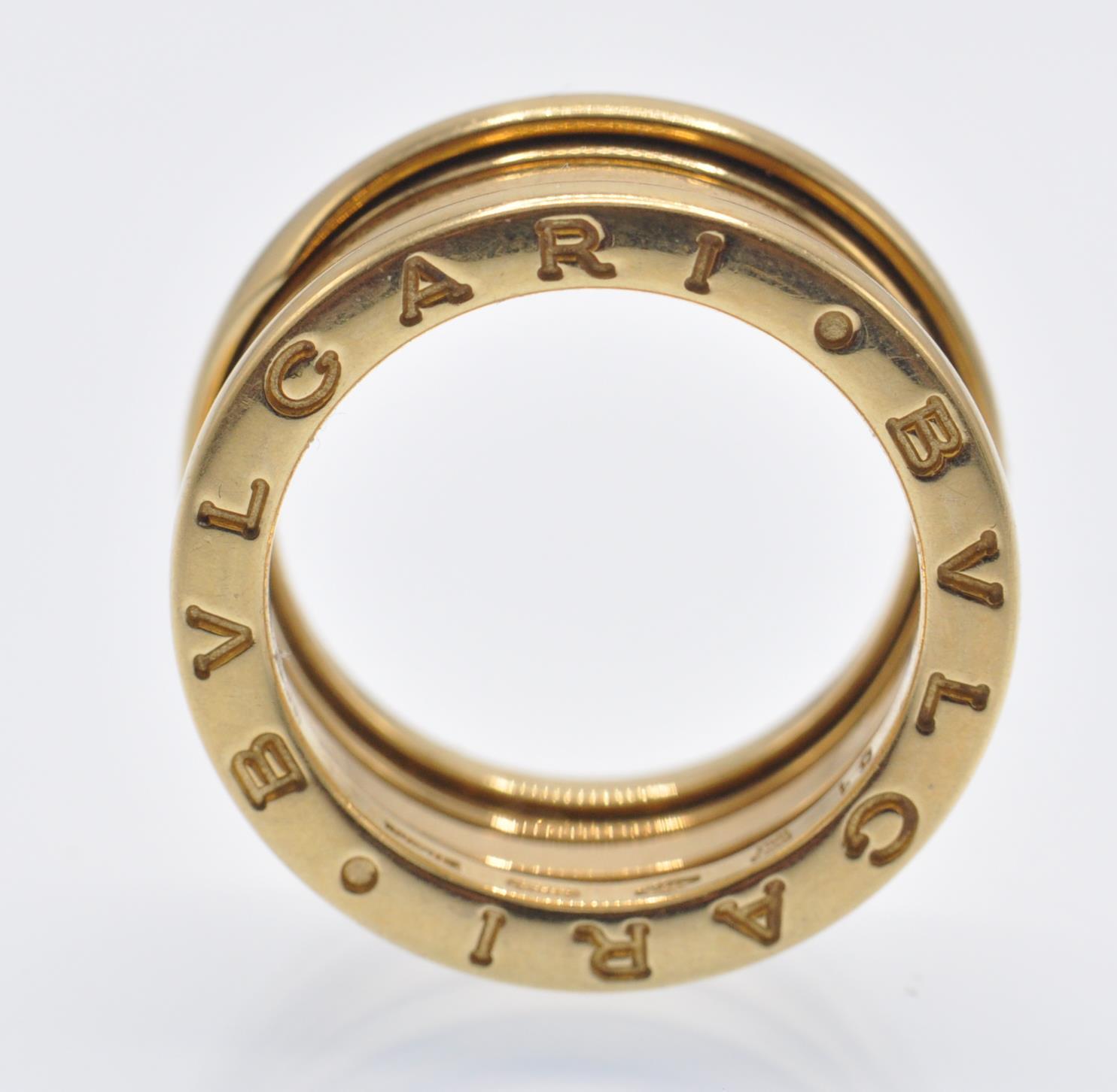 A Hallmarked 18ct Gold Bvlgari B.zero1 Ring - Image 4 of 7