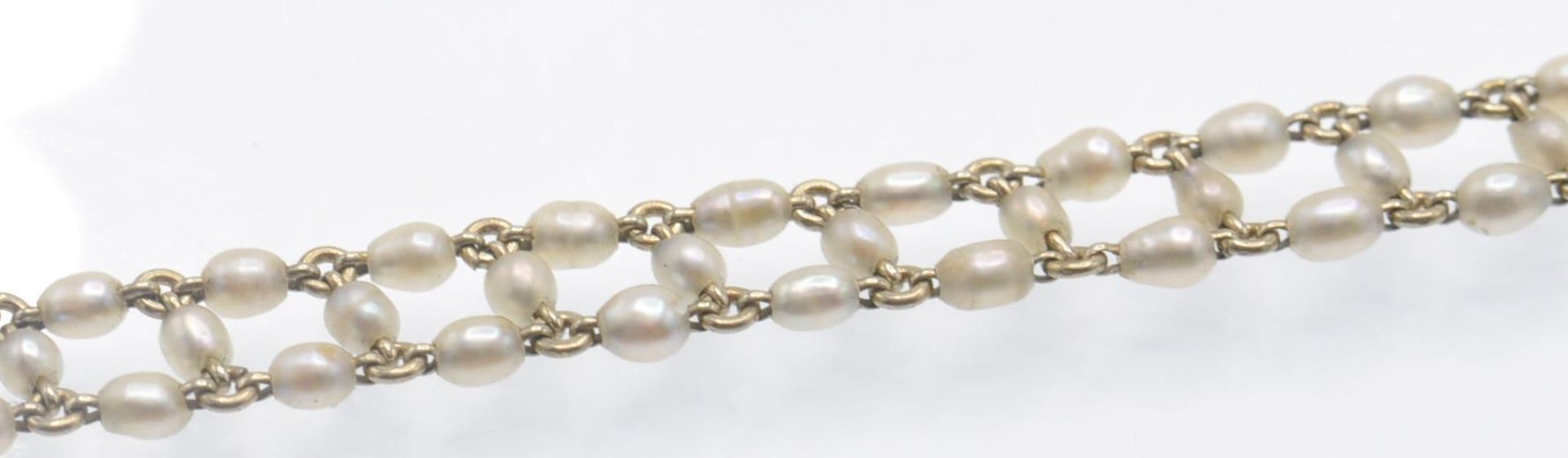 An 18ct Gold & Seed Pearl Choker Necklace - Image 5 of 6
