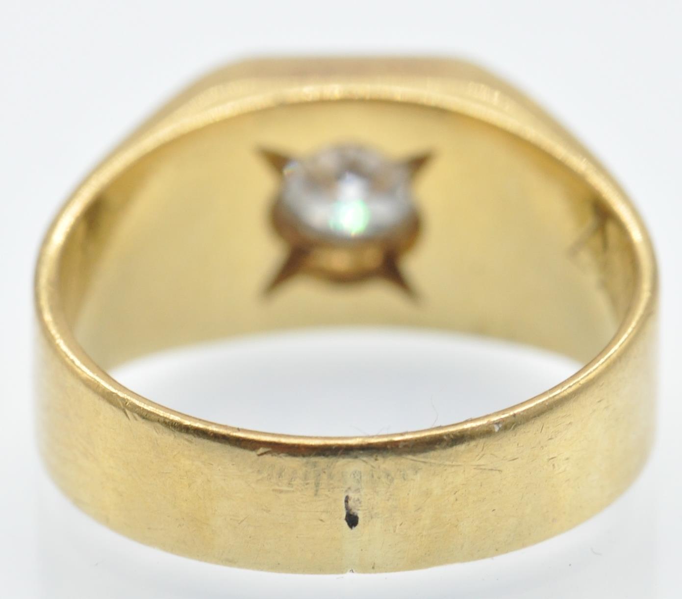 An Antique 18ct Gold Platinum & Diamond Ring - Image 5 of 6