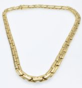 An 18ct Gold fancy Link Chain Necklace