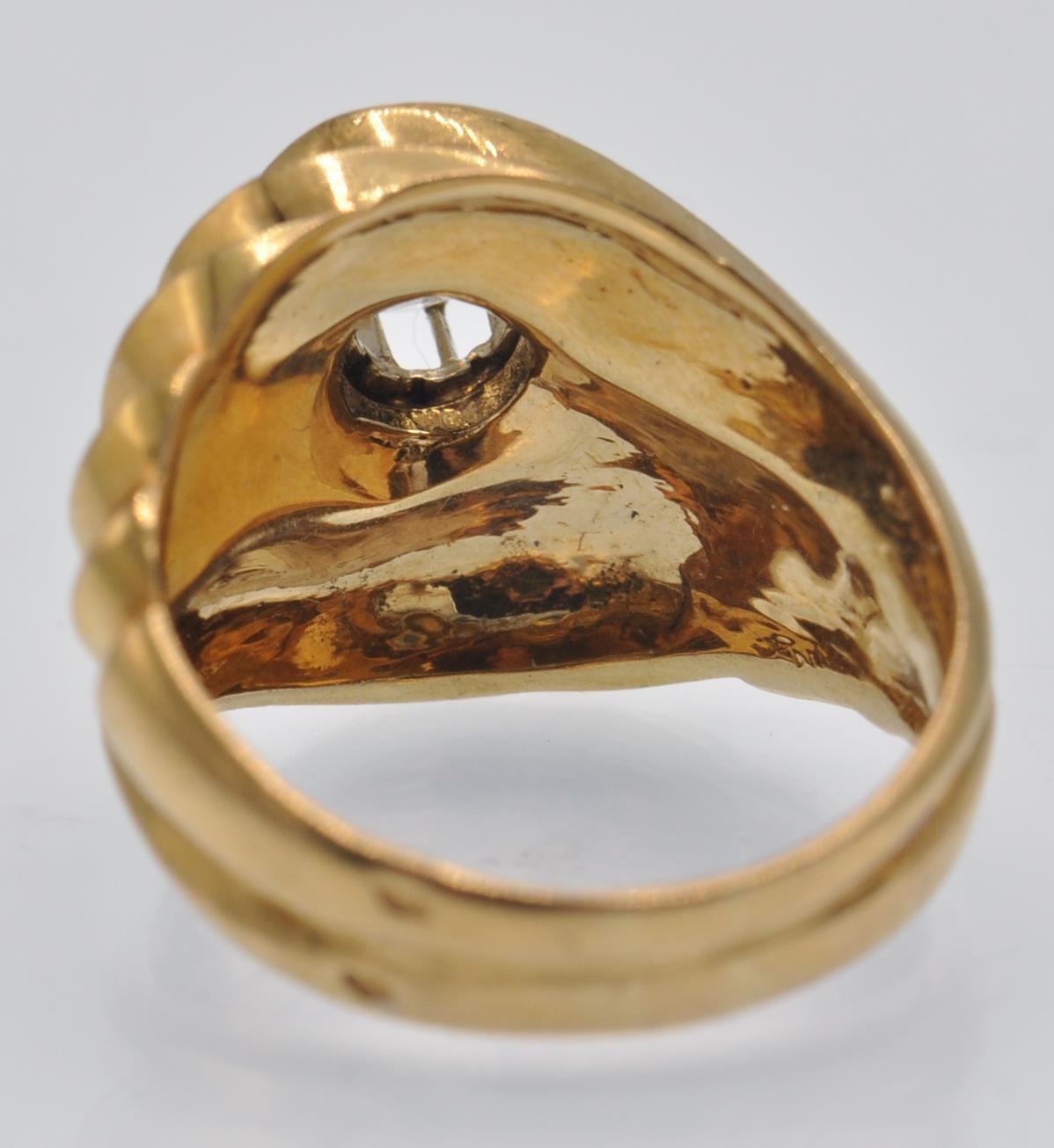 A French Art Deco 18ct Gold & Diamond Ring - Image 5 of 5