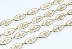 A French 18ct Gold Antique Guard Chain