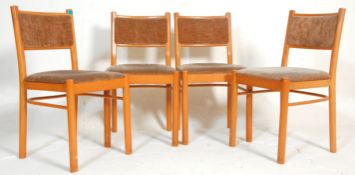 A set of four vintage retro 1970's Schreiber dinin