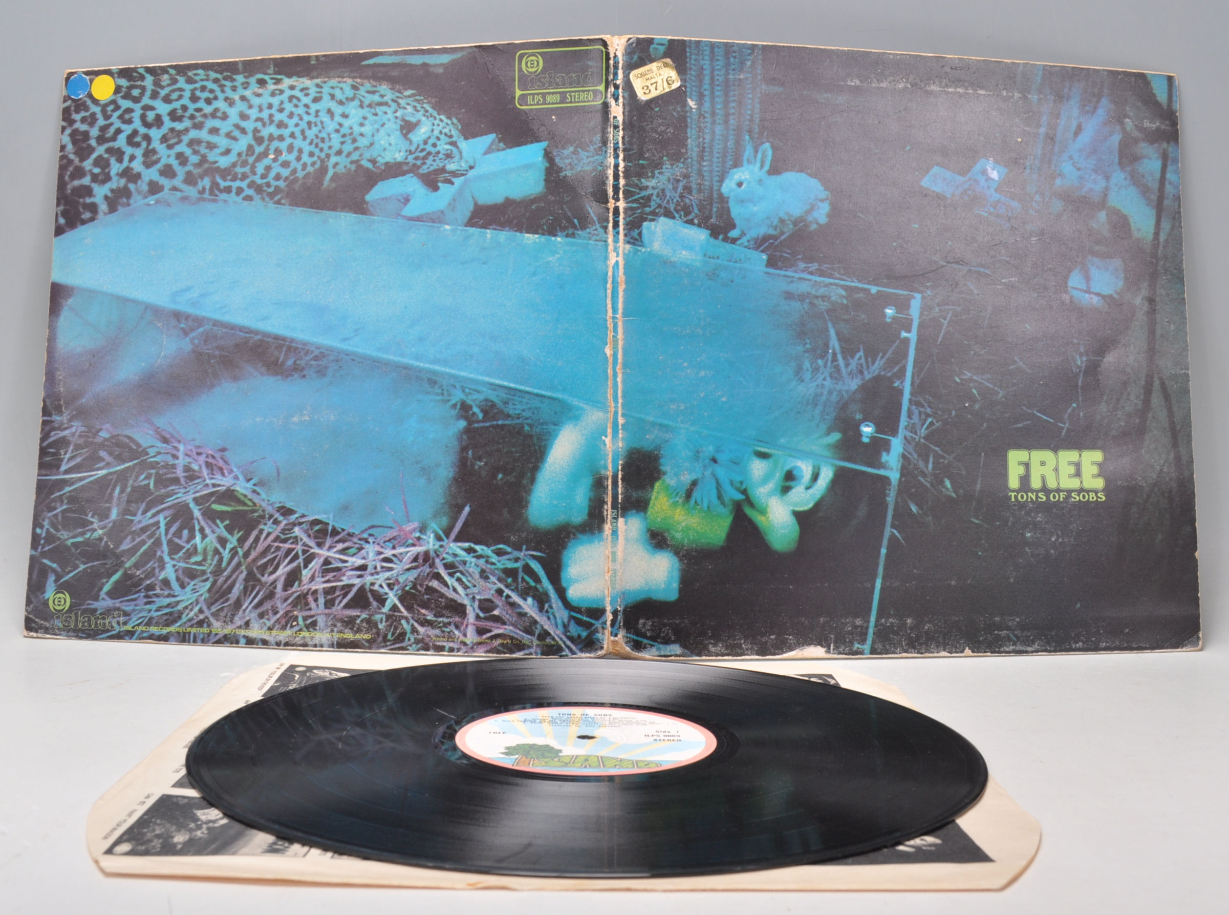 A vinyl long play LP record album by Free – Tons O