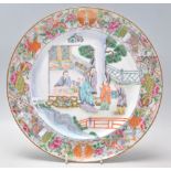 An 18th Century Chinese antique porcelain plate