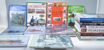 A mixed group of hardback Steam related books to i