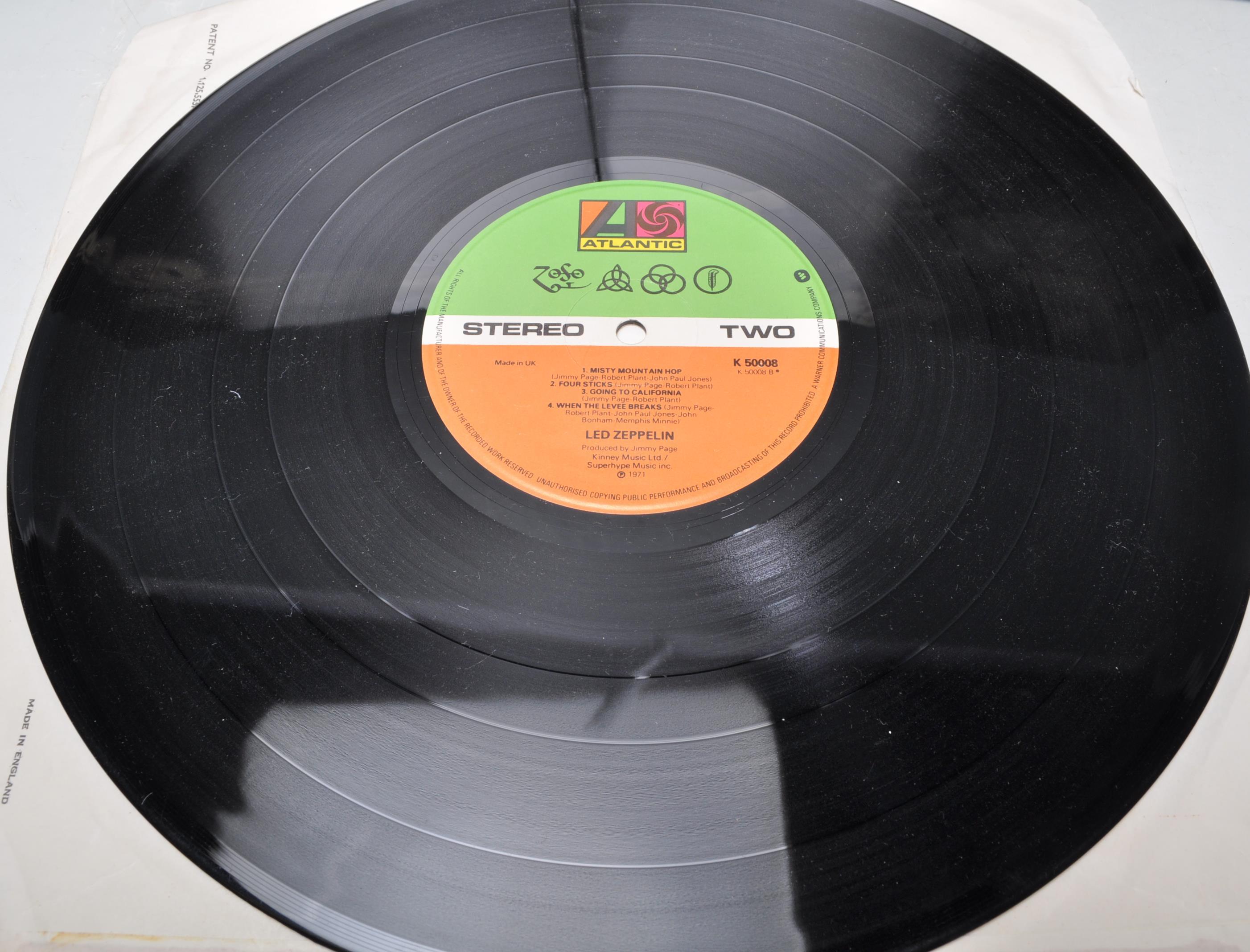 A vinyl long play LP record album by Led Zeppelin - Image 4 of 4