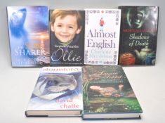 A mixed group of six signed hardback books to incl