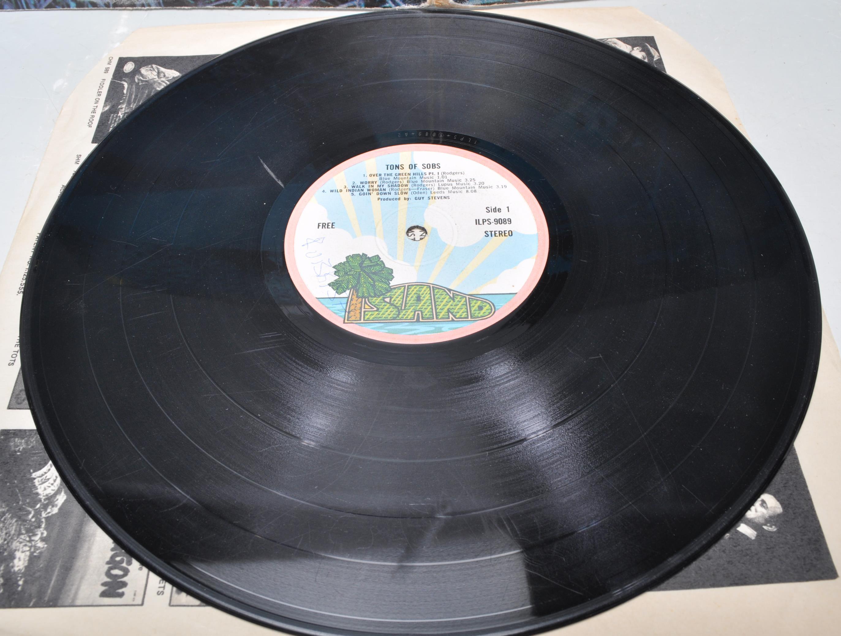 A vinyl long play LP record album by Free – Tons O - Image 2 of 4