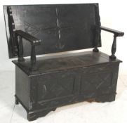 A Victorian 19th century carved oak Jacobean reviv