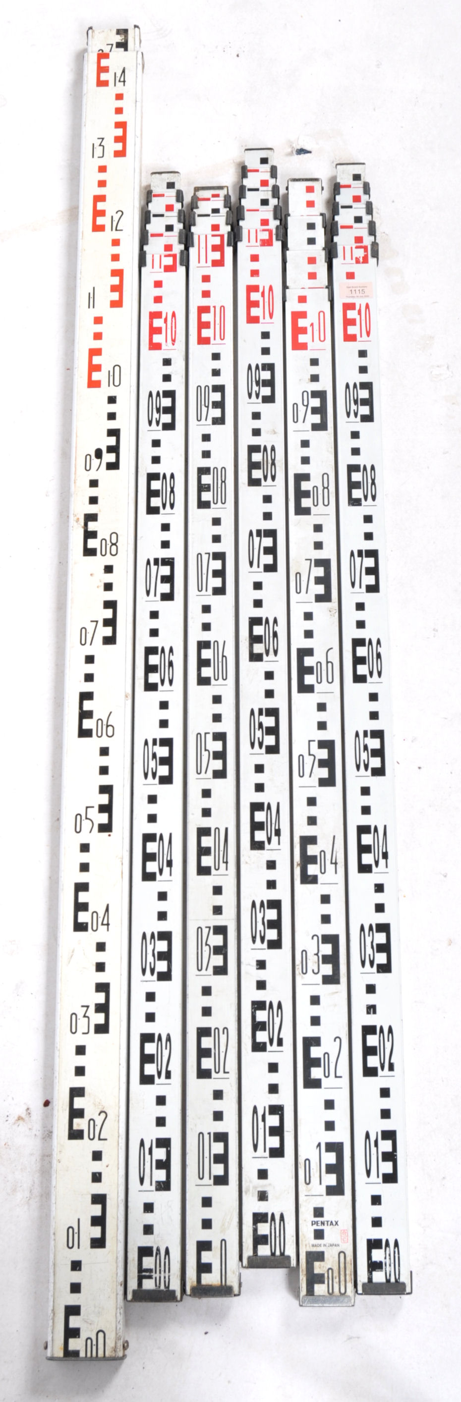 A collection of  six 20th century extending survey