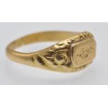 An Antique Gold Signet Ring