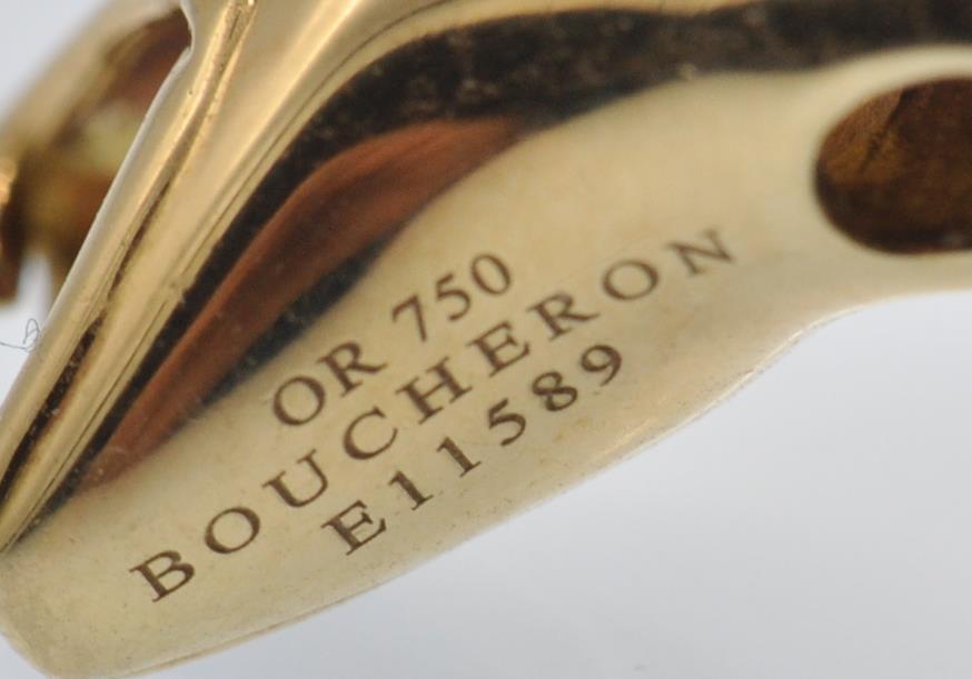 An 18ct gold Boucheron Snake 'Trouble' brooch clip - Image 5 of 5