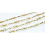 A French 18ct Gold Antique Guard Chain