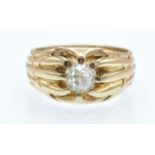 An Antique 18ct Gold & Diamond Ring