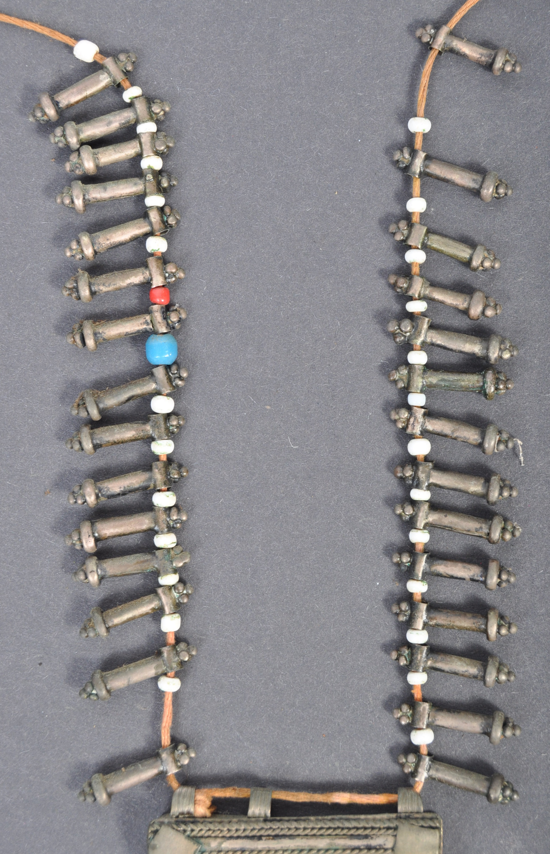 TRIBAL ANTIQUITIES - 19TH CENTURY ETHIOPIAN AMULET NECKLACE - Image 4 of 6