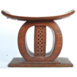 TRIBAL ANTIQUITIES - EARLY 20TH CENTURY AFRICAN ASHANTI STOOL