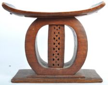 TRIBAL ANTIQUITIES - EARLY 20TH CENTURY AFRICAN ASHANTI STOOL