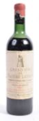 RARE BOTTLE OF 1957 VINTAGE CHATEAU LATOUR GRAND CRU