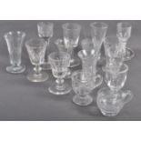 SUPERB COLLECTION OF ANTIQUE DRINKING GLASSES FROM