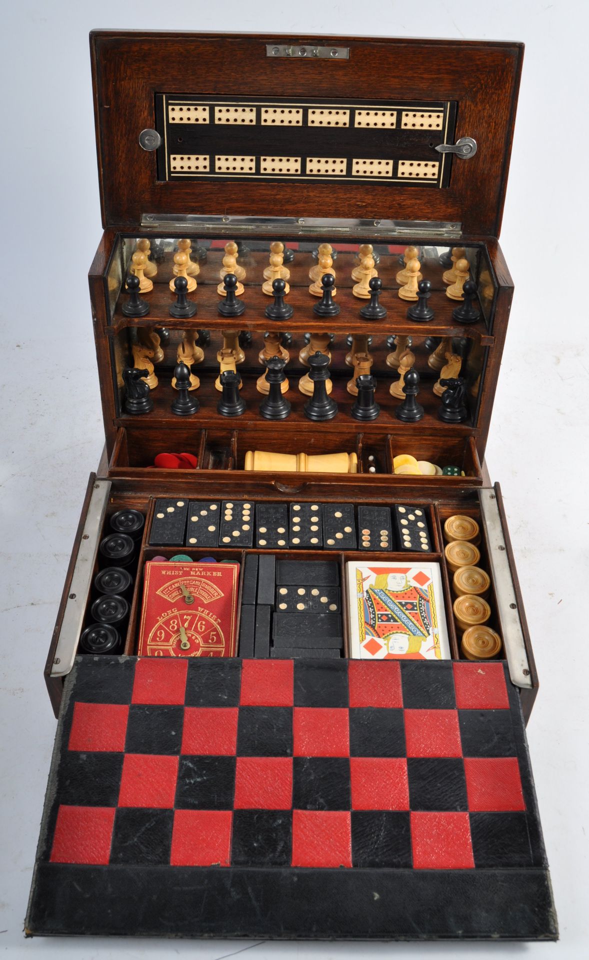 RARE 19TH CENTURY THE ROYAL CABINET OF GAMES COMPENDIUM BOX