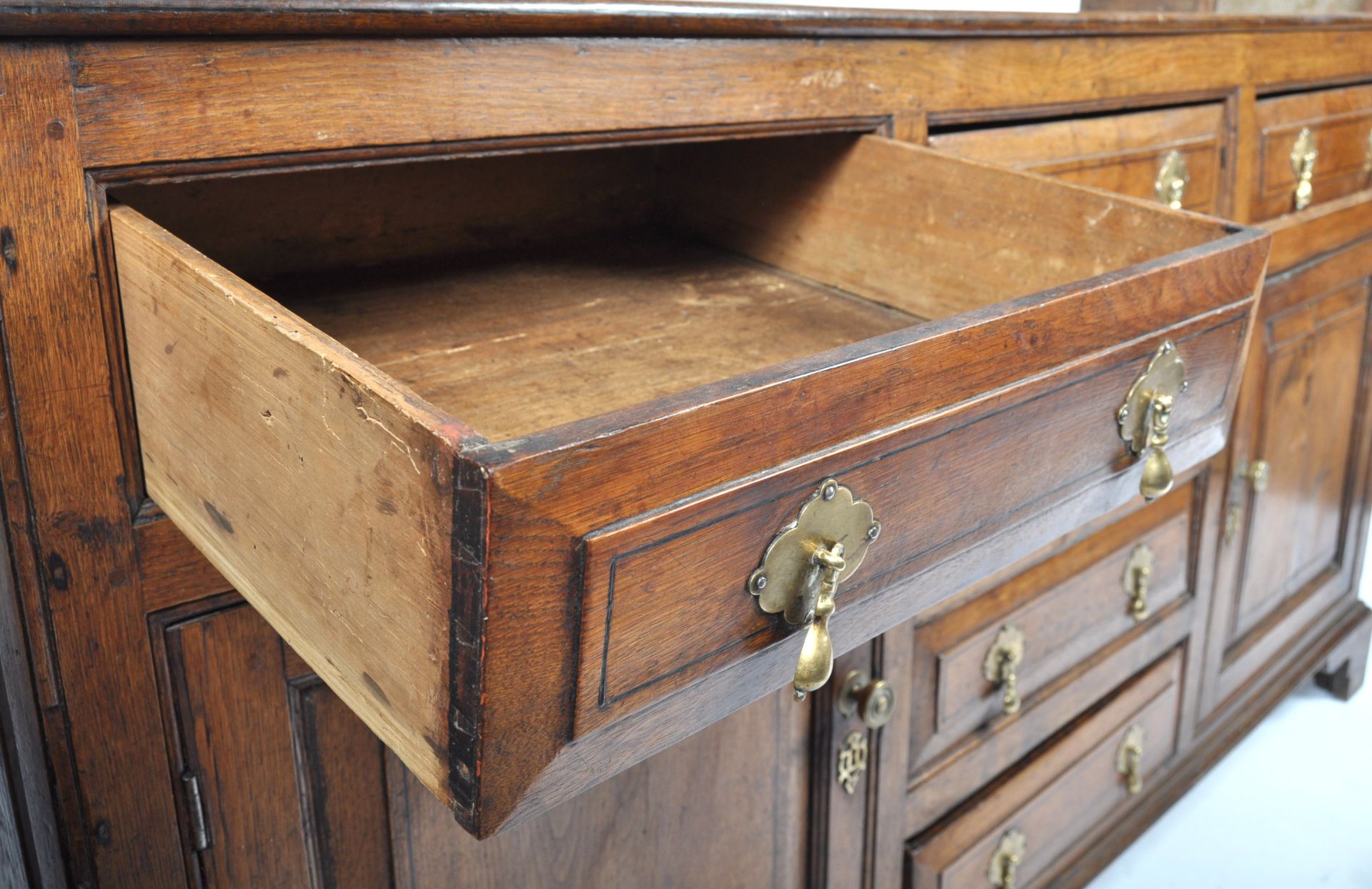 18TH CENTURY GEORGIAN OAK DRESSER KITCHEN UNIT - Bild 5 aus 6