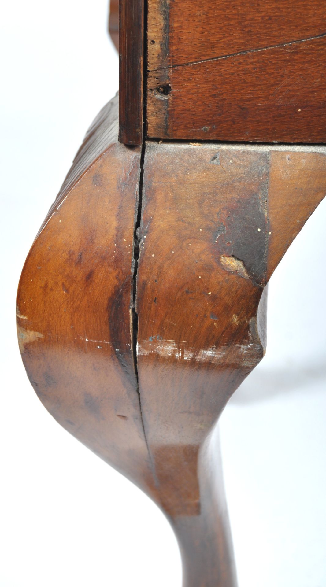 18TH CENTURY GEORGIAN WALNUT LOWBOY TABLE - Bild 8 aus 8