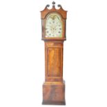A 19TH CENTURY VICTORIAN MAHOGANY CASED EIGHT DAY LONGCASE CLOCK