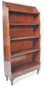 19TH CENTURY VICTORIAN MAHOGANY WATER FALL BOOKCASE