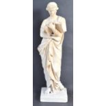 EARLY 20TH CENTURY GERMAN PLASTER STATUE IN THE FORM OF A CLASSICAL LADY