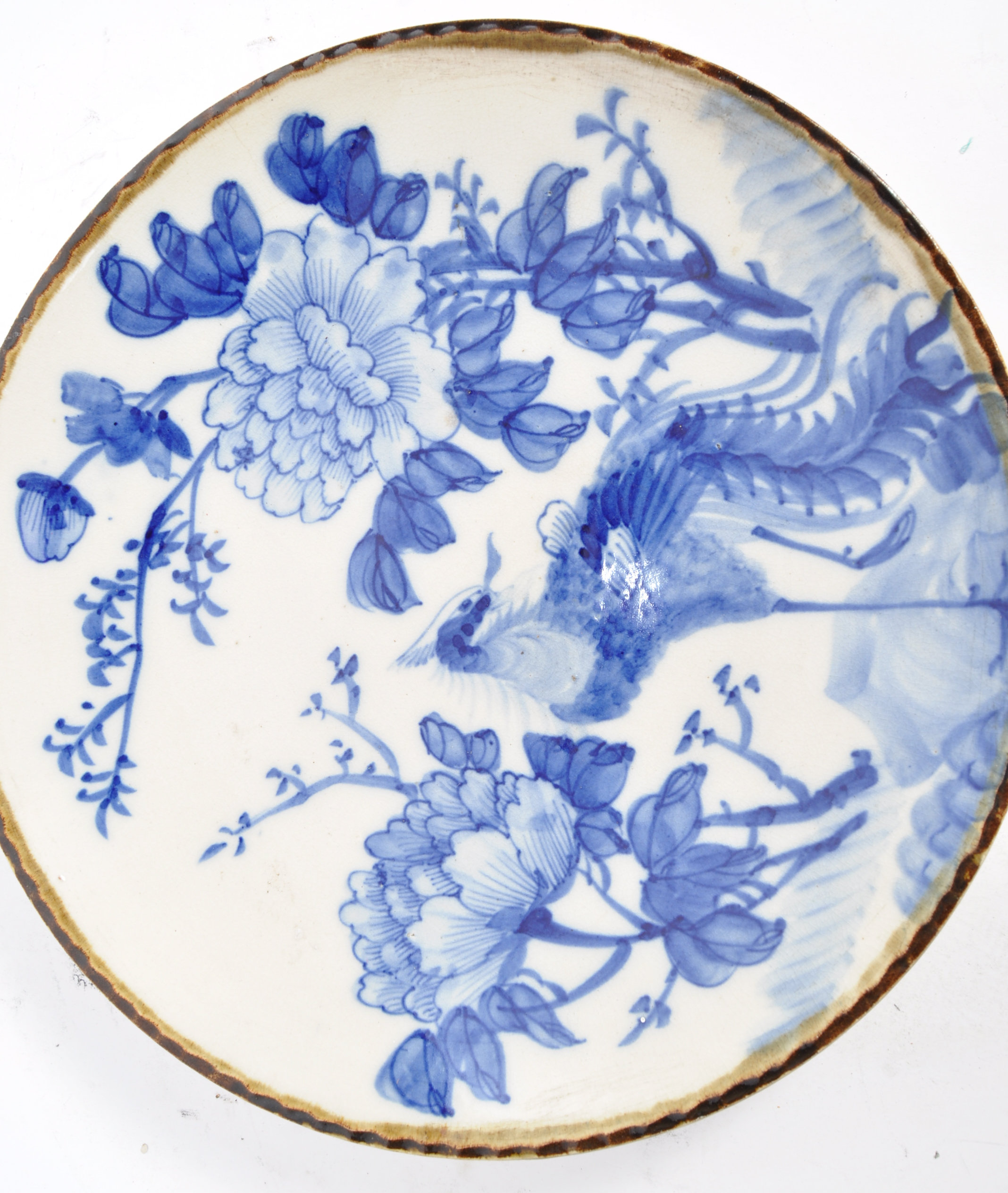 PAIR OF 19TH CENTURY JAPANESE BLUE AND WHITE PLATES - Image 6 of 6