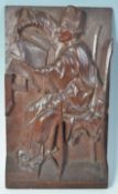 19TH CENTURY OAK CARVED PANEL OF SAVONAROLA