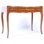 19TH CENTURY FRENCH ANTIQUE SATINWOOD WRITING TABLE DESK