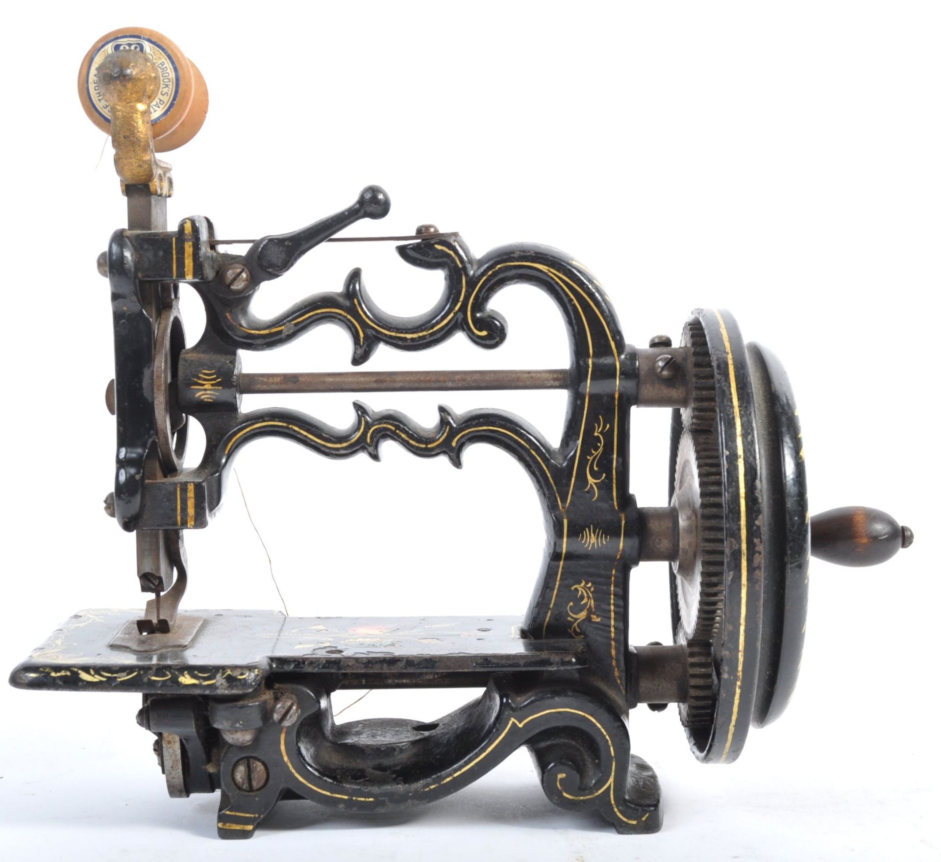 ARRE 19TH CENTURY CHILDS SEWING MACHINE BY JA G WEIR