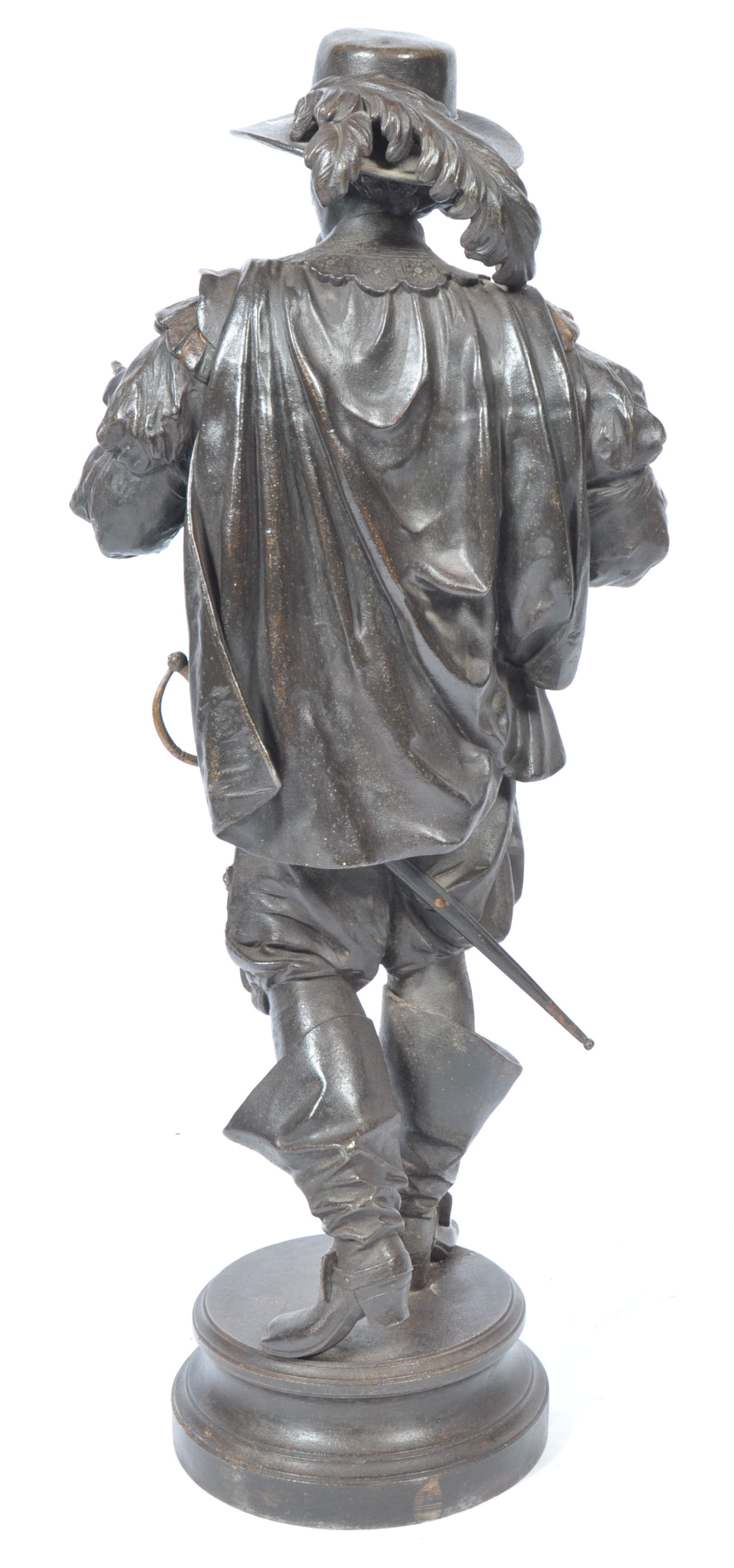 MANNER OF PHILIPPE POITEVIN - LARGE SPELTER FIGURINE - Image 6 of 7