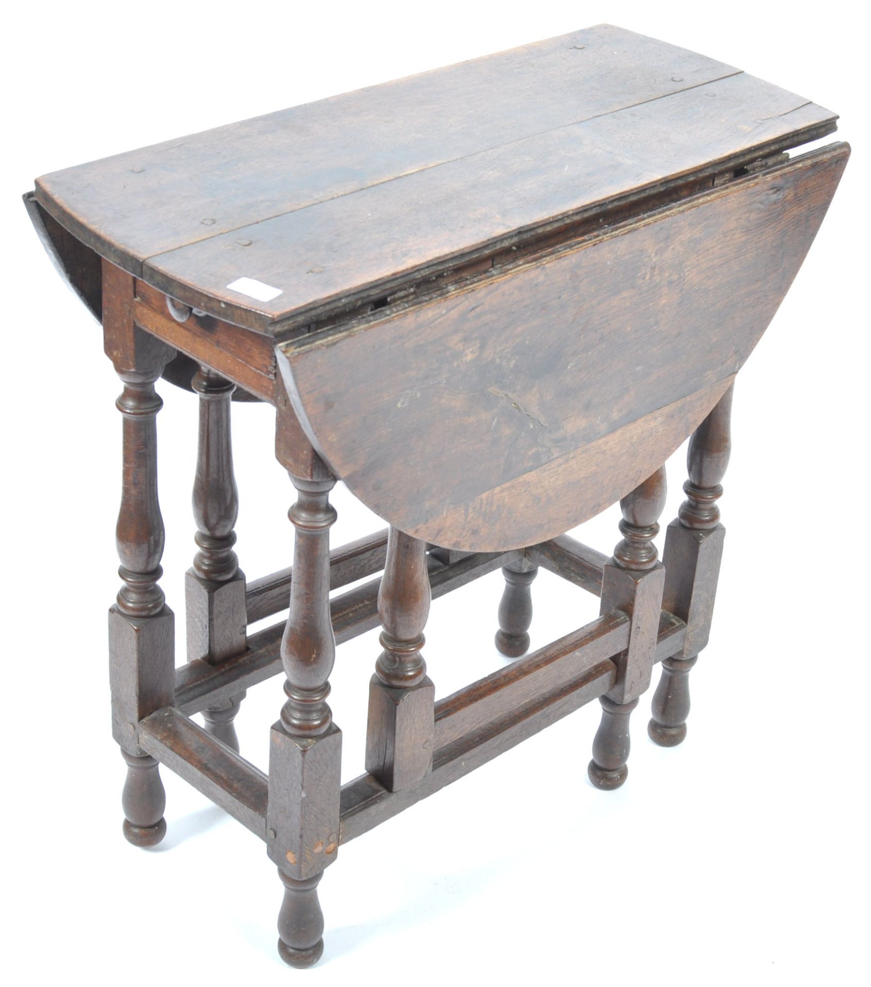 17TH CENTURY CHARLES II OAK PEG JOINTED SIDE TABLE - Bild 2 aus 8