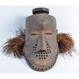 TRIBAL ANTIQUITIES - EARLY 20TH CENTURY KUBA BWOONG MASK