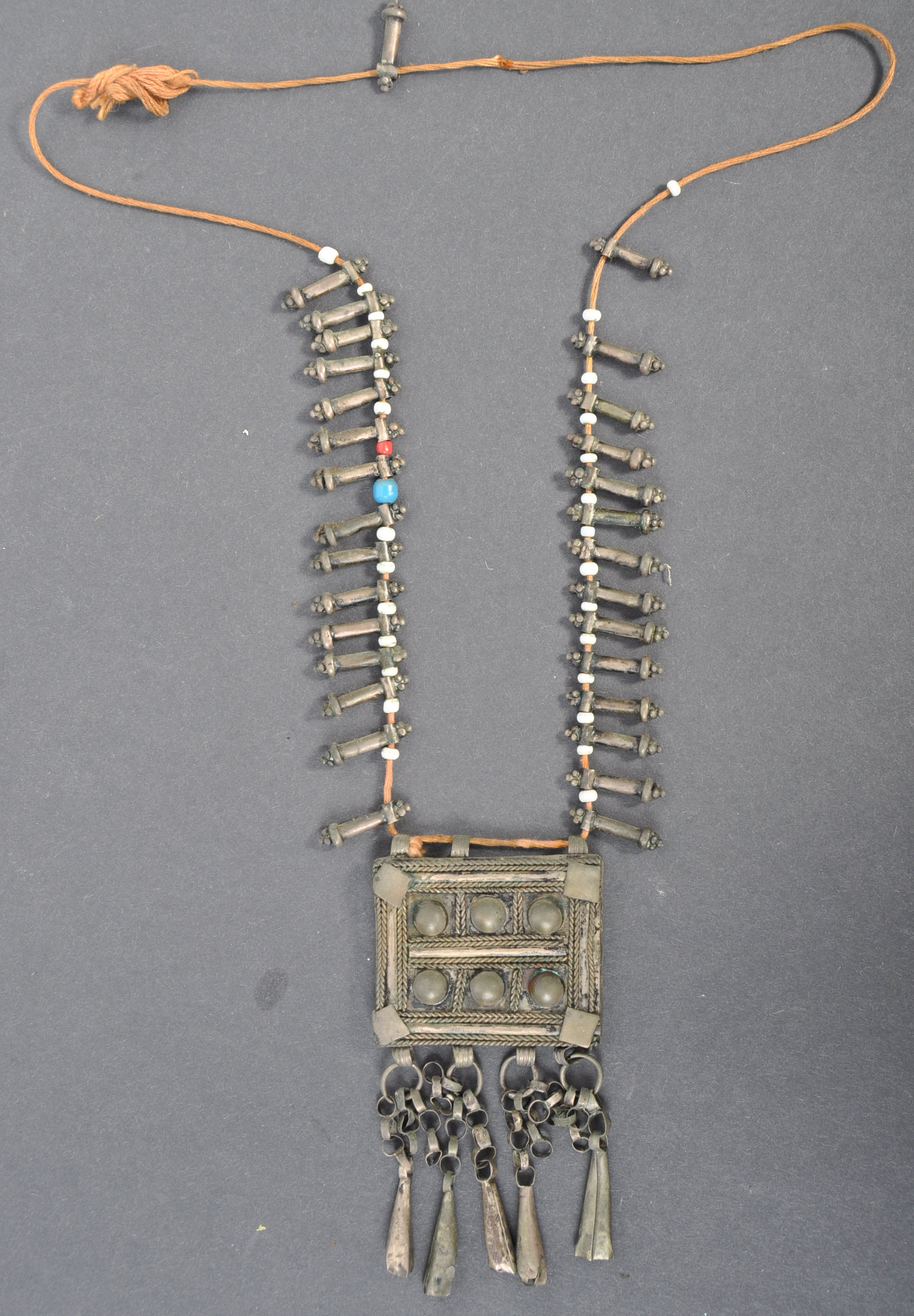 TRIBAL ANTIQUITIES - 19TH CENTURY ETHIOPIAN AMULET NECKLACE