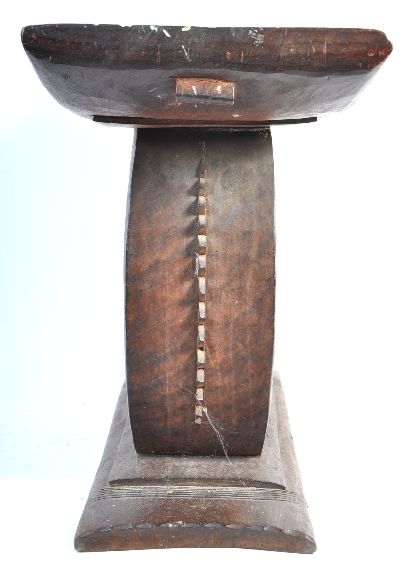 TRIBAL ANTIQUITIES - EARLY 20TH CENTURY AFRICAN ASHANTI STOOL - Bild 4 aus 7