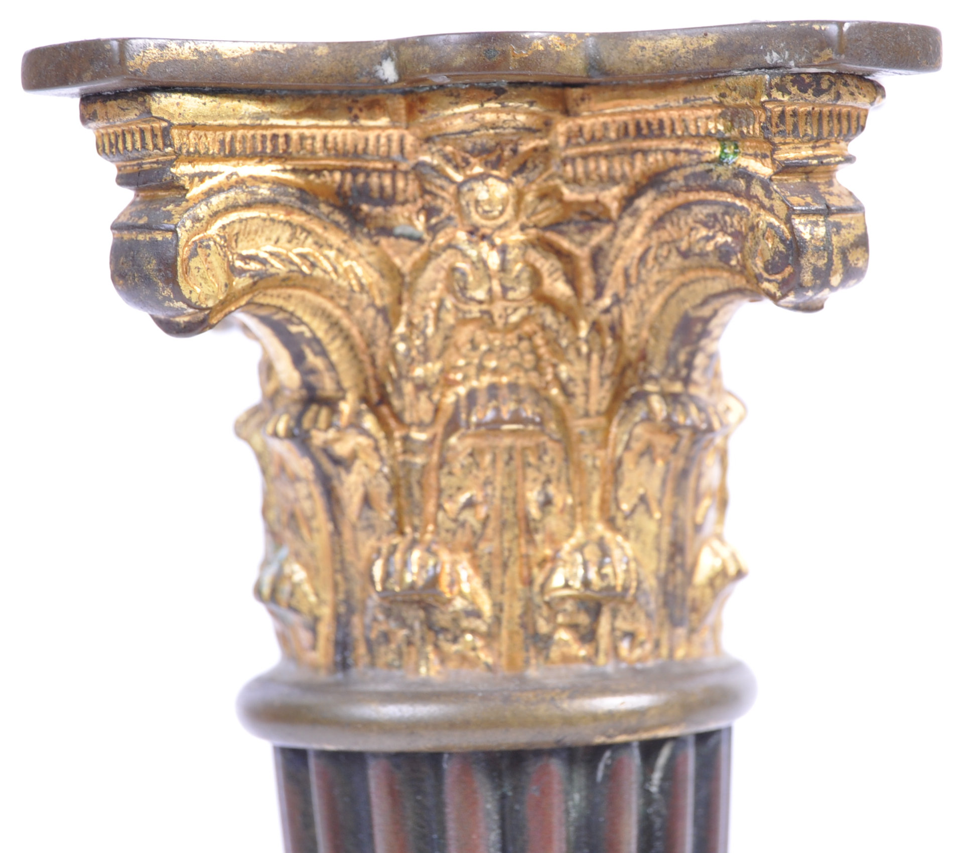 PAIR OF 19TH CENTURY GEORGIAN REGENCY PERIOD ORMOLU CANDLESTICKS - Image 3 of 10