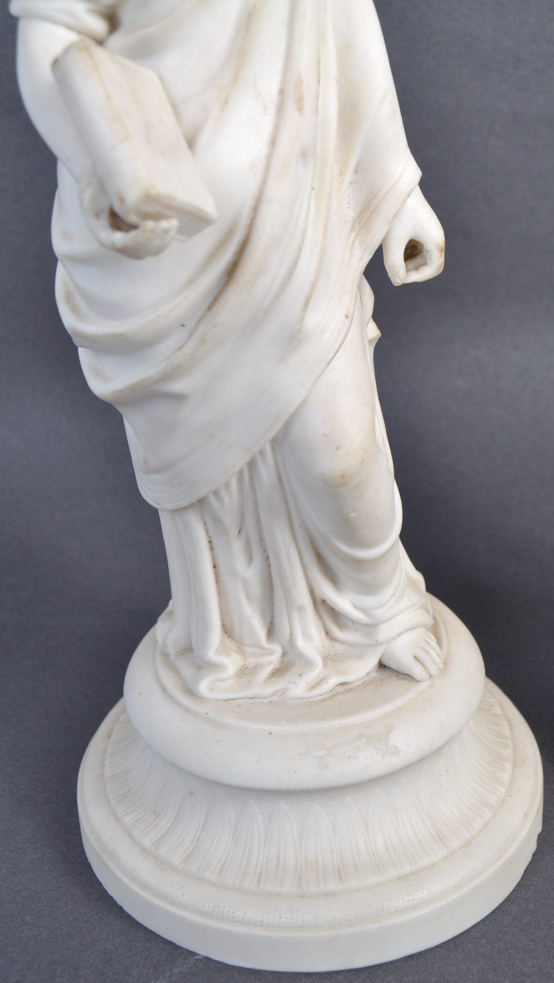 PAIR OF 19TH CENTURY GRAND TOUR PARIAN WARE FIGURINES - Image 7 of 7