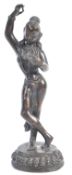 19TH CENTURY CHINESE INDIAN HINDU BRONZE OF A FEMALE FIGURE IN VITARKA MUDRA