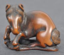 ANTIQUE JAPANESE EDO PERIOD NETSUKE HORSE