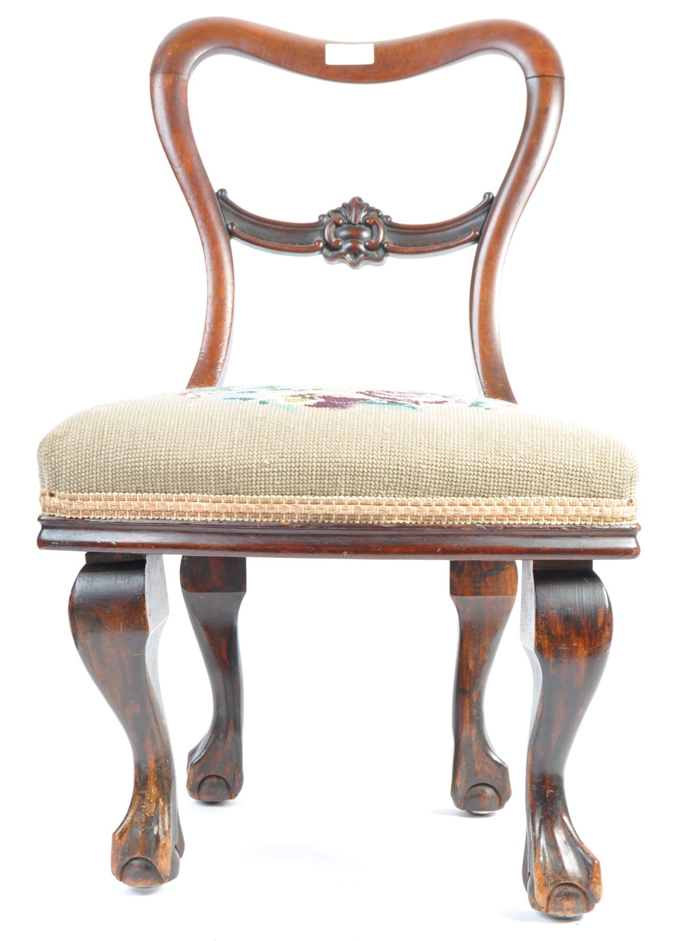 19TH CENTURY VICTORIAN MAHOGANY CHILDS CHAIR - Image 2 of 8