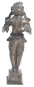 RARE 19TH CENTURY INDIAN BRONZE OF ARJUNA