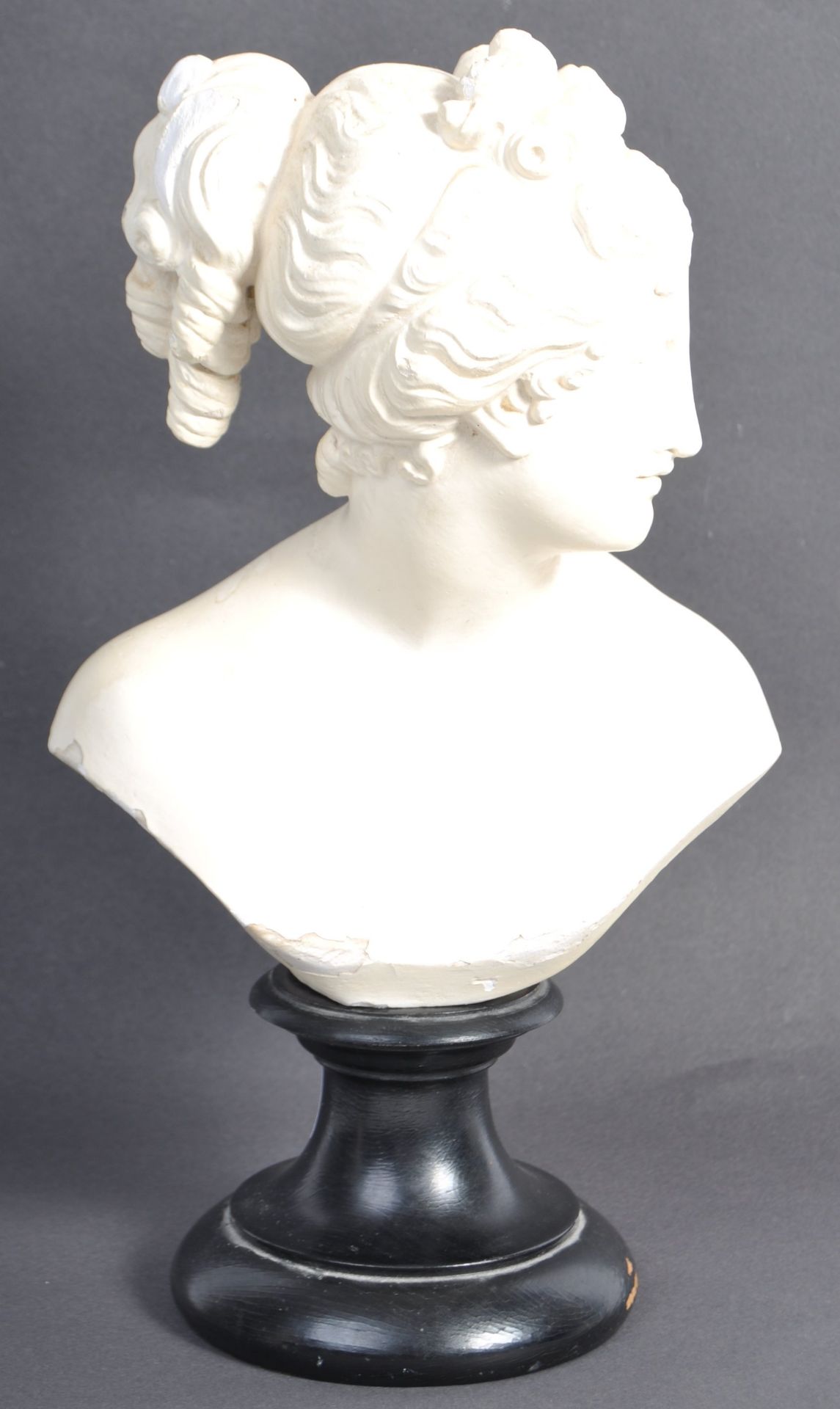 19TH CENTURY ITALIAN ANTIQUE GRAND TOUR PLASTER BUST